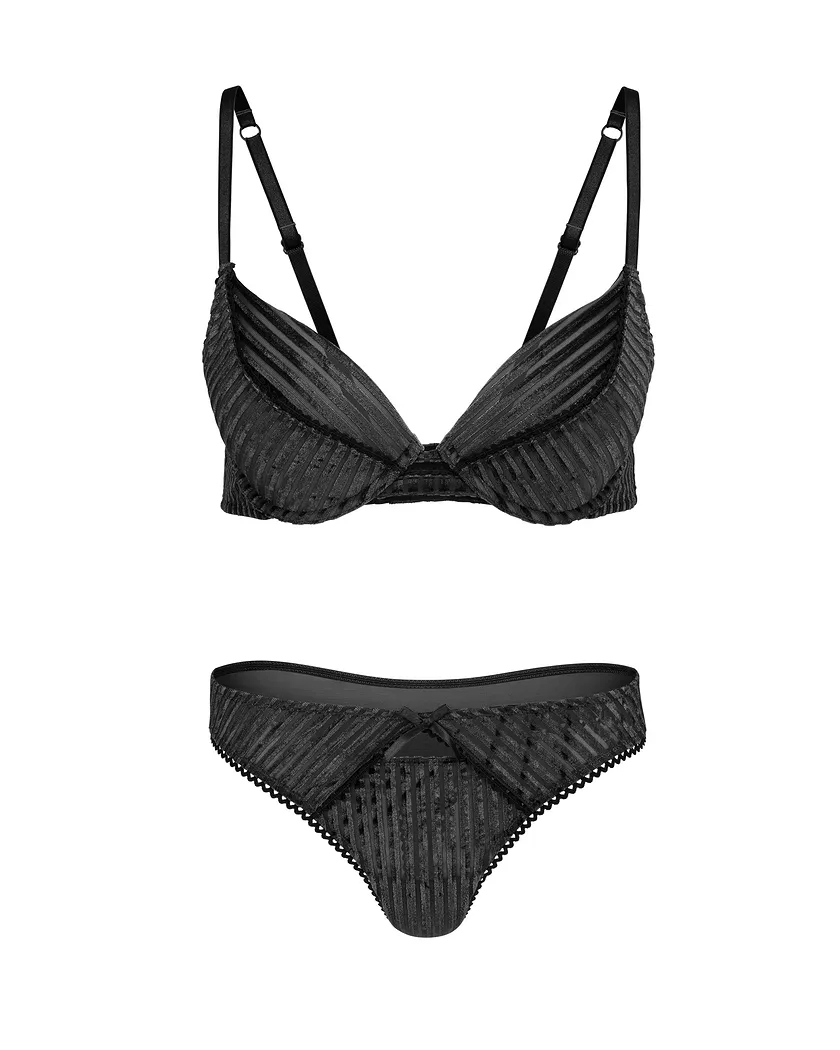 Eviee Black 2 Push Up bra bundle Still 3