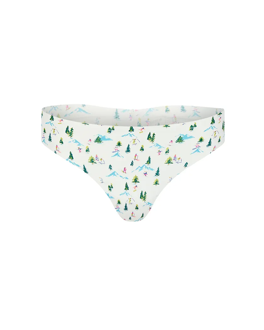 3-Pack Francine Invisible Thong Novelty Blue Plus panty pack Still 11