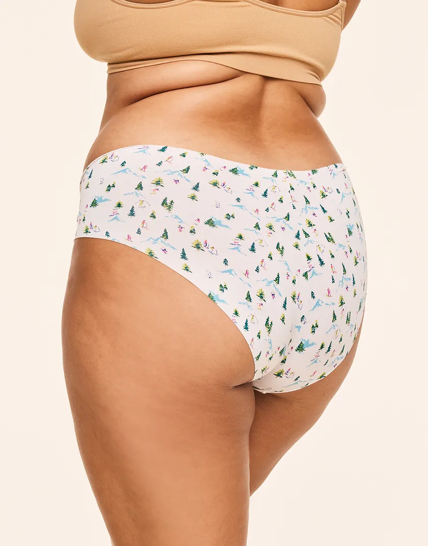 3-Pack Mabel Invisible Hipster Novelty Blue Plus panty pack Model 3