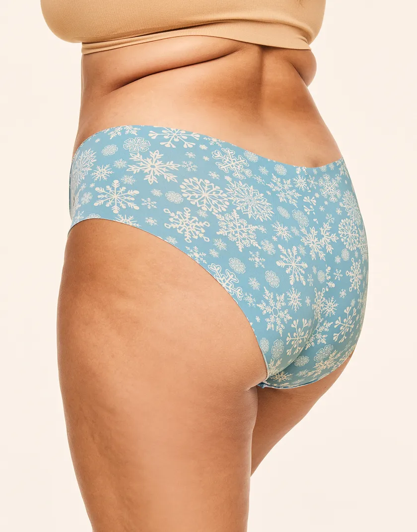 3-Pack Mabel Invisible Hipster Novelty Blue Plus panty pack Model 9