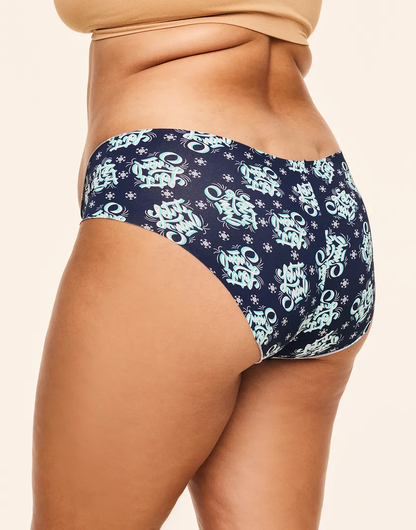 3-Pack Mabel Invisible Hipster Novelty Blue Plus panty pack Model 6
