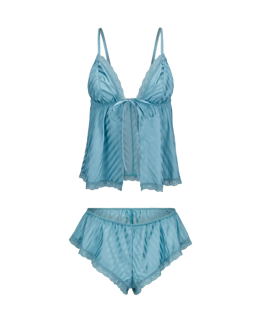 Trish Medium Blue lingerie bundle Still 3