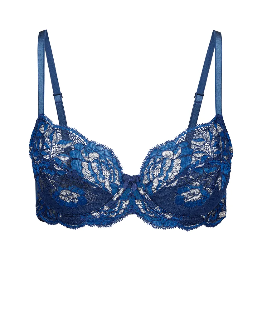 Chelsi Floral Blue 3 Unlined bra bundle Still 3