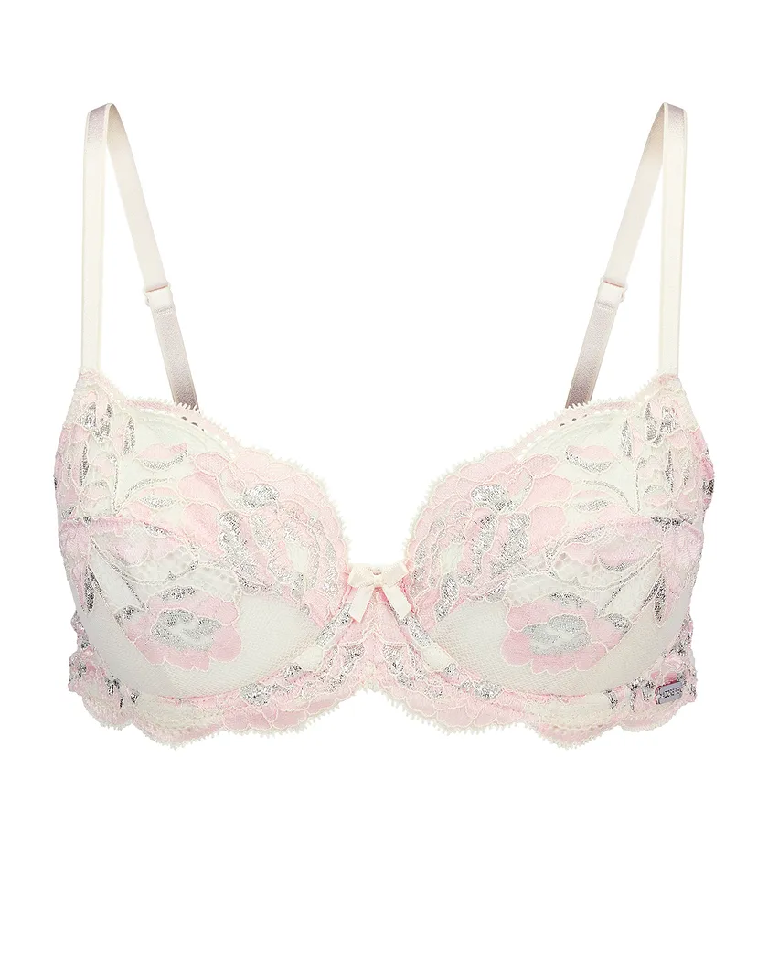 Chelsi Floral White 2 Plus Unlined bra bundle Still 3