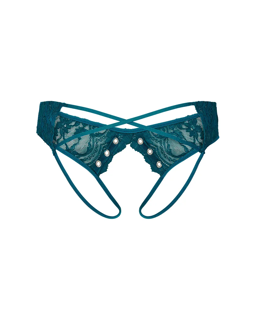Kalya Crotchless Dark Blue panty bundle Still 3