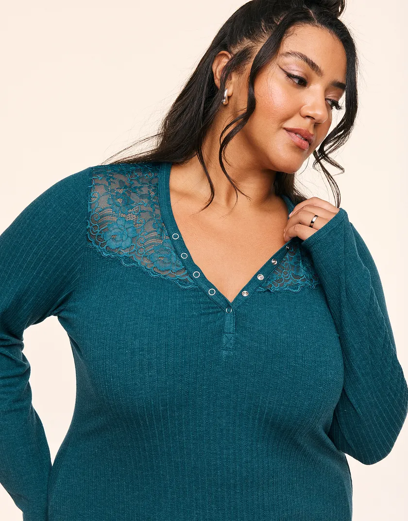 Zahra Dark Blue Plus sleepwear bundle Model 5