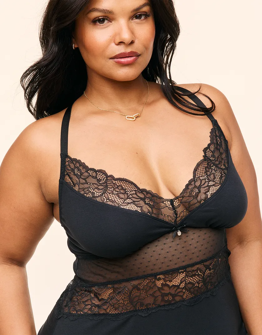 Christyna Black Plus sleepwear bundle Model 5