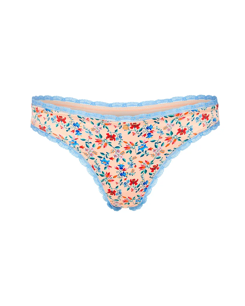 Elsie Thong Floral Beige panty bundle Still 2