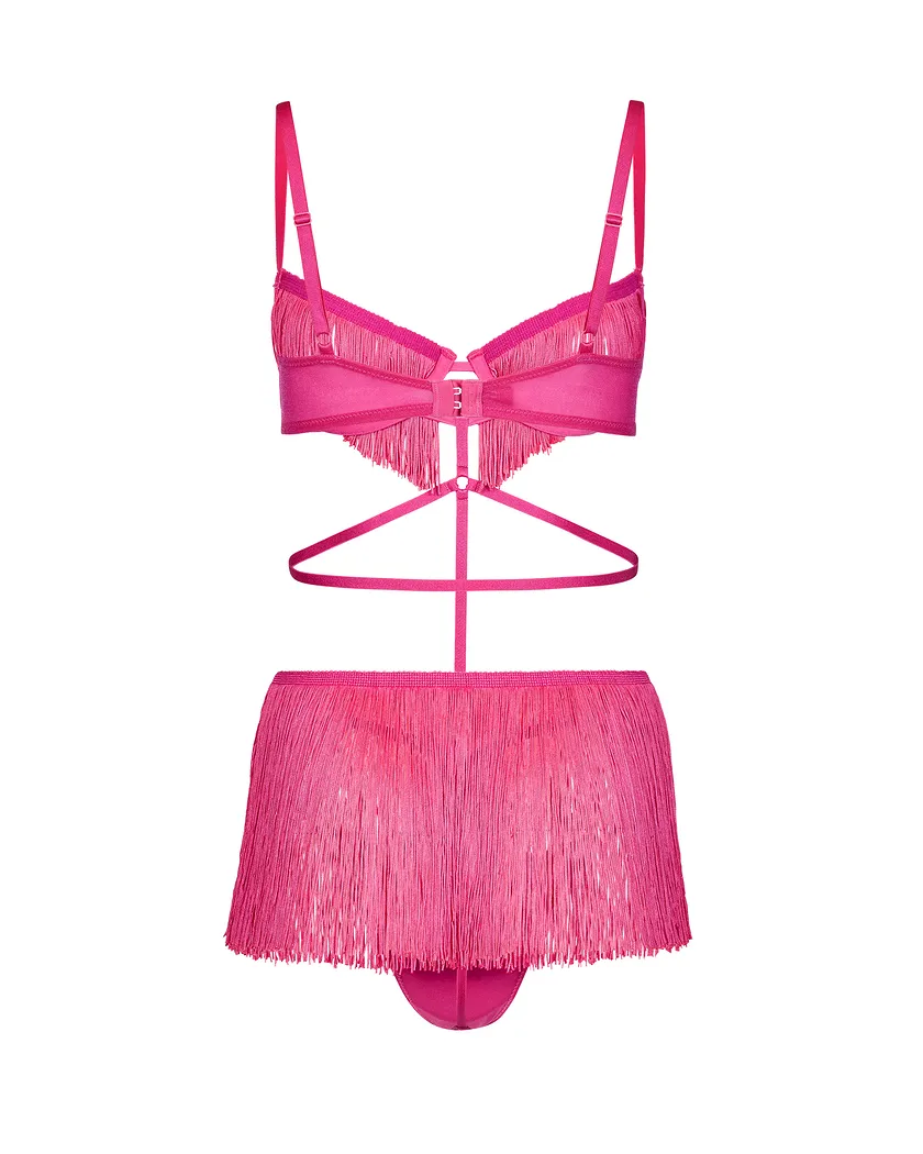 Neveah Dark Pink Unlined lingerie bundle Still 8