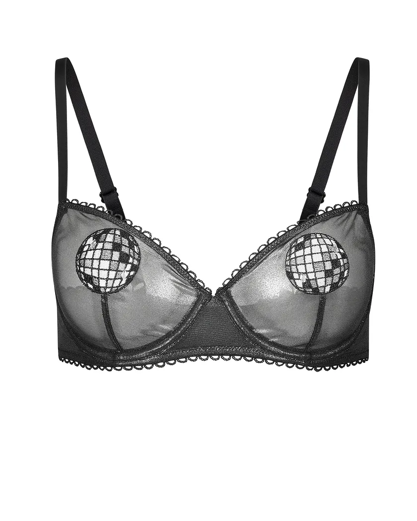 Alyshia Novelty Gray 2 Unlined bra bundle Still 4