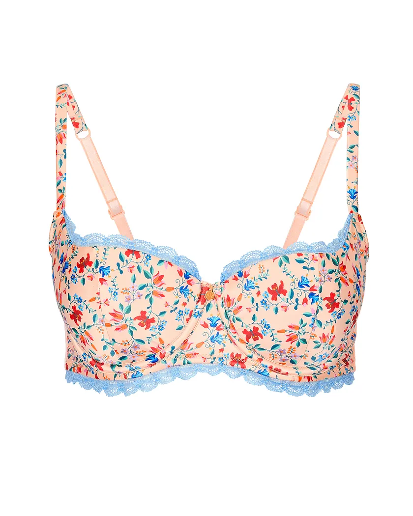 Elsie Floral Beige 2 Lightly Lined bra bundle Still 3