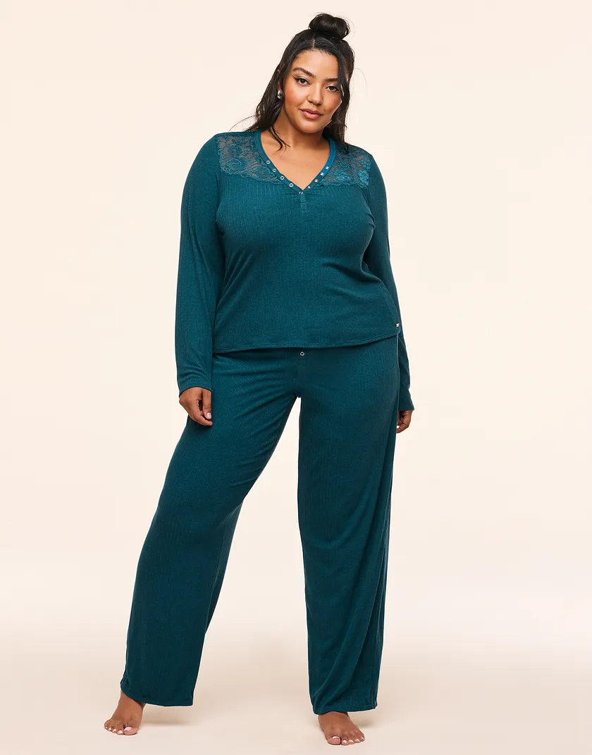 Zahra Dark Blue Plus sleepwear bundle Model 2