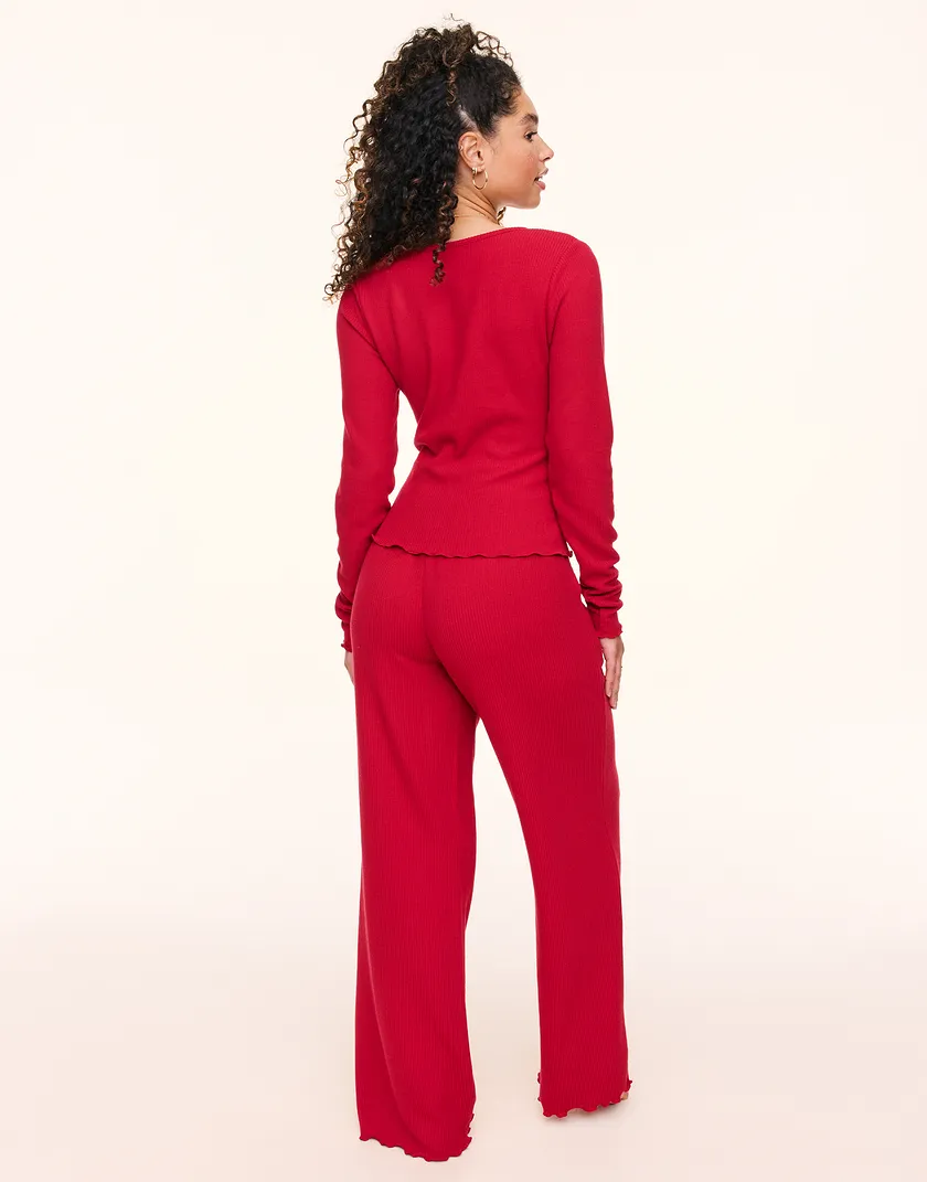 Amrita Dark Red lounge bundle Model 4