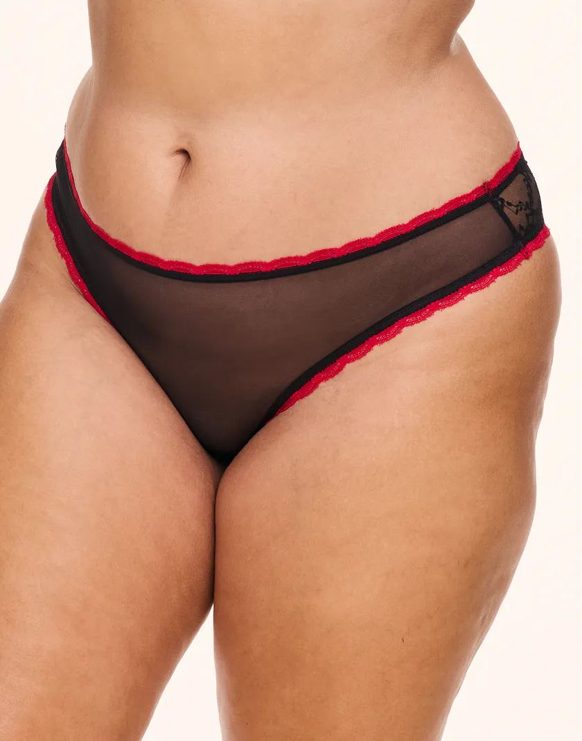 Cerys Cheeky Black Plus panty bundle Model 5