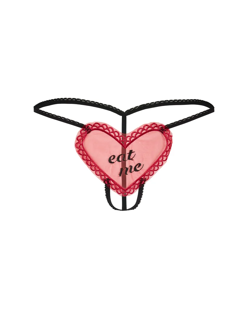 Cherish Crotchless Dark Red panty bundle Still 3