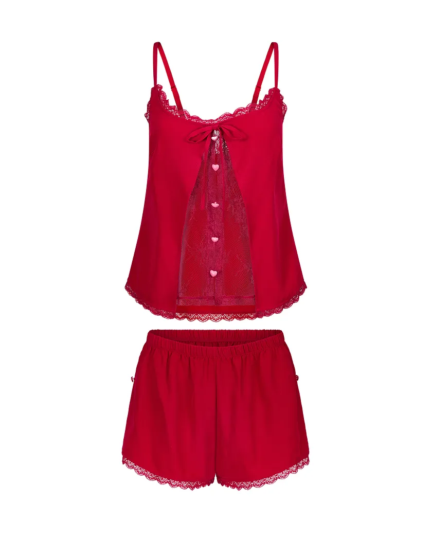 Kiora Dark Red sleepwear bundle Still 3