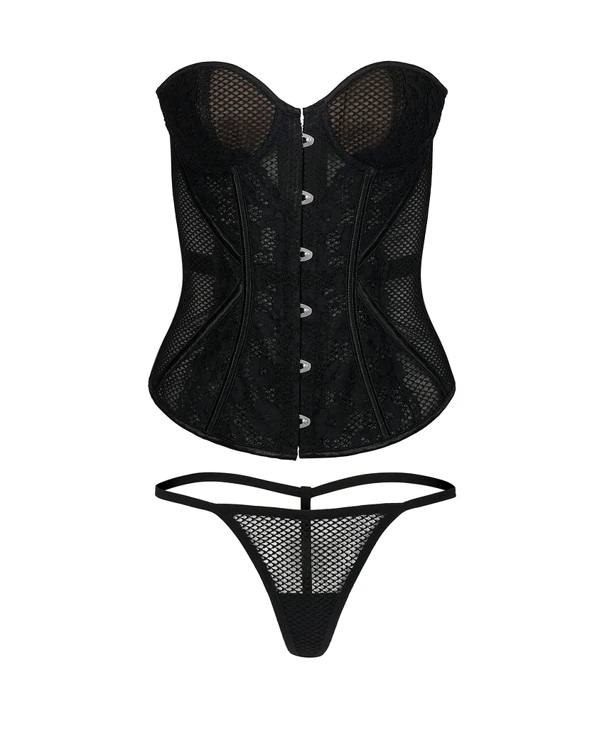 Padma Black Contour corset bundle Still 3