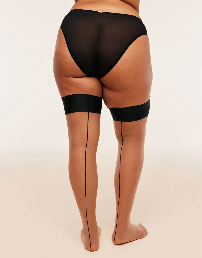Ingrid Black Plus legwear bundle Model 5