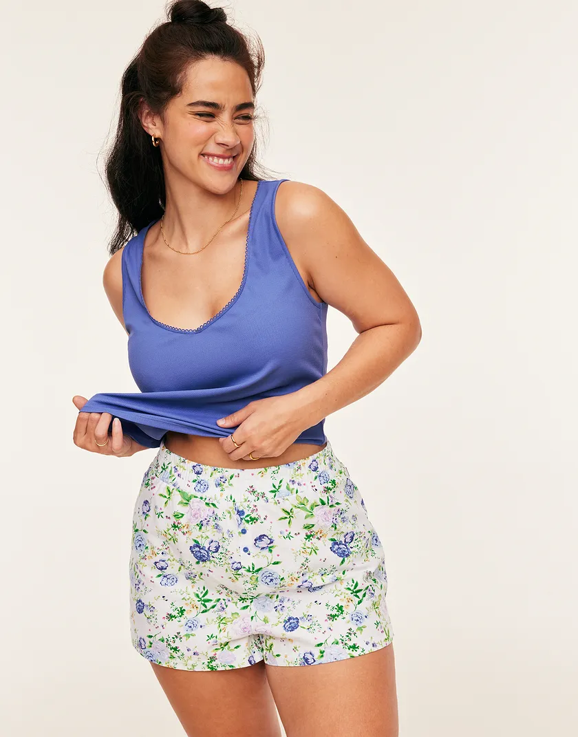 Maite Dark Blue Plus Unlined sleepwear bundle Model 2