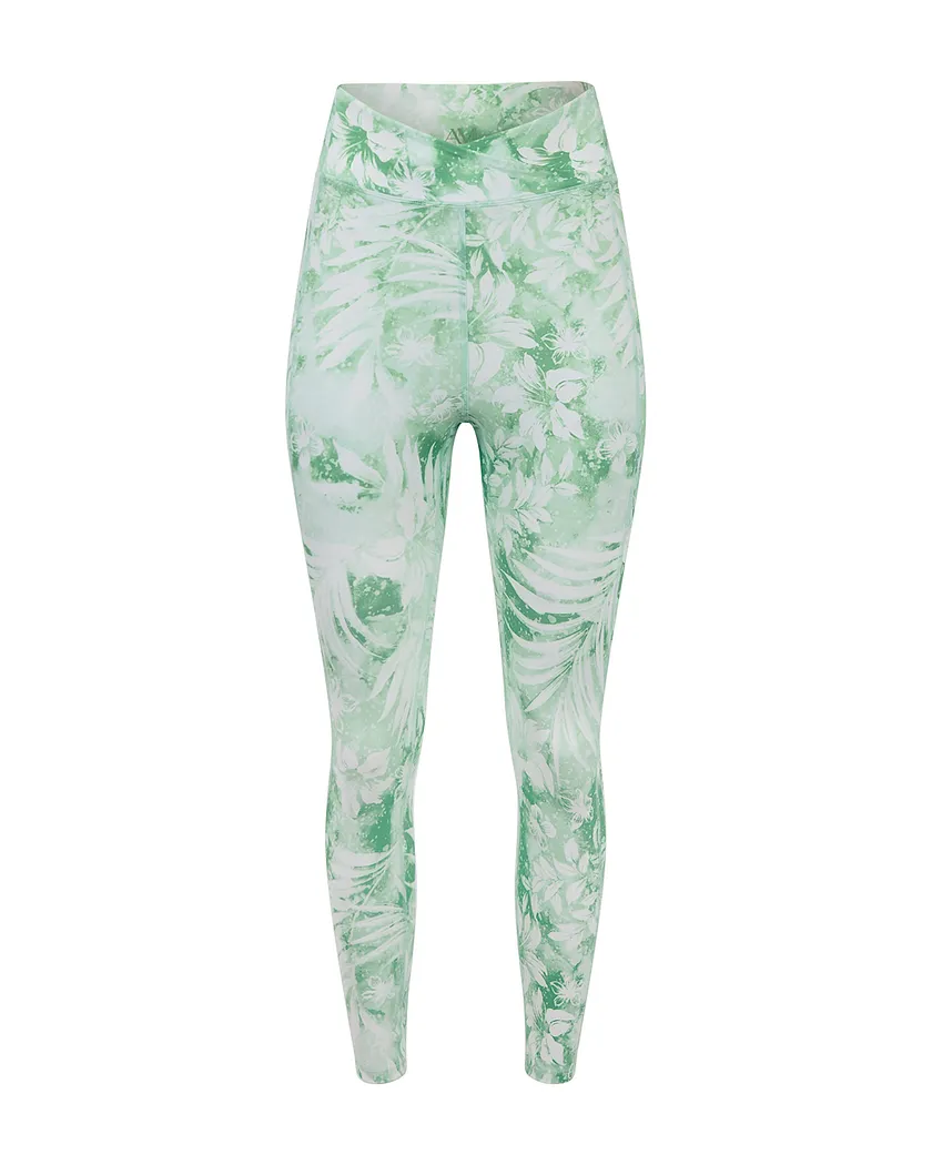 Lotus Crossover Legging Tropical Green activewear bundle Still 3