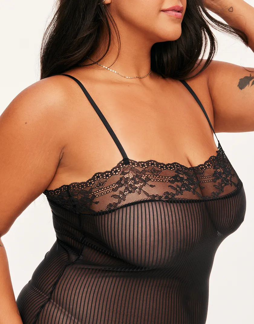 Jeanne Black Plus lingerie bundle Model 5