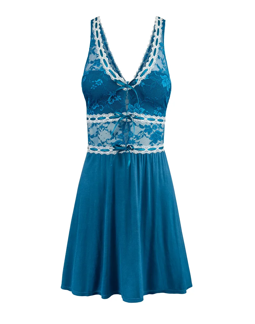 Eliana Dark Blue sleepwear bundle Still 3