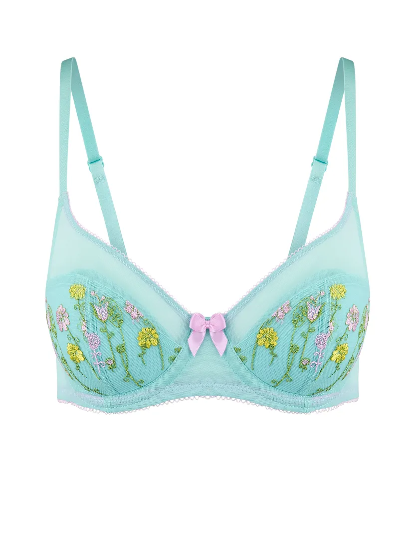 Elie Light Blue 4 Lightly Lined bra bundle Still 2