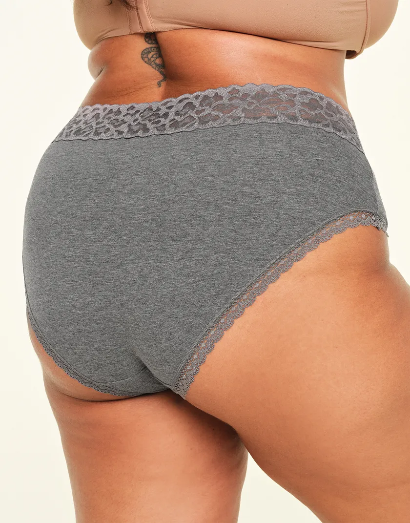 Coleen B1 Hipster Gray Plus panty bundle Model 2