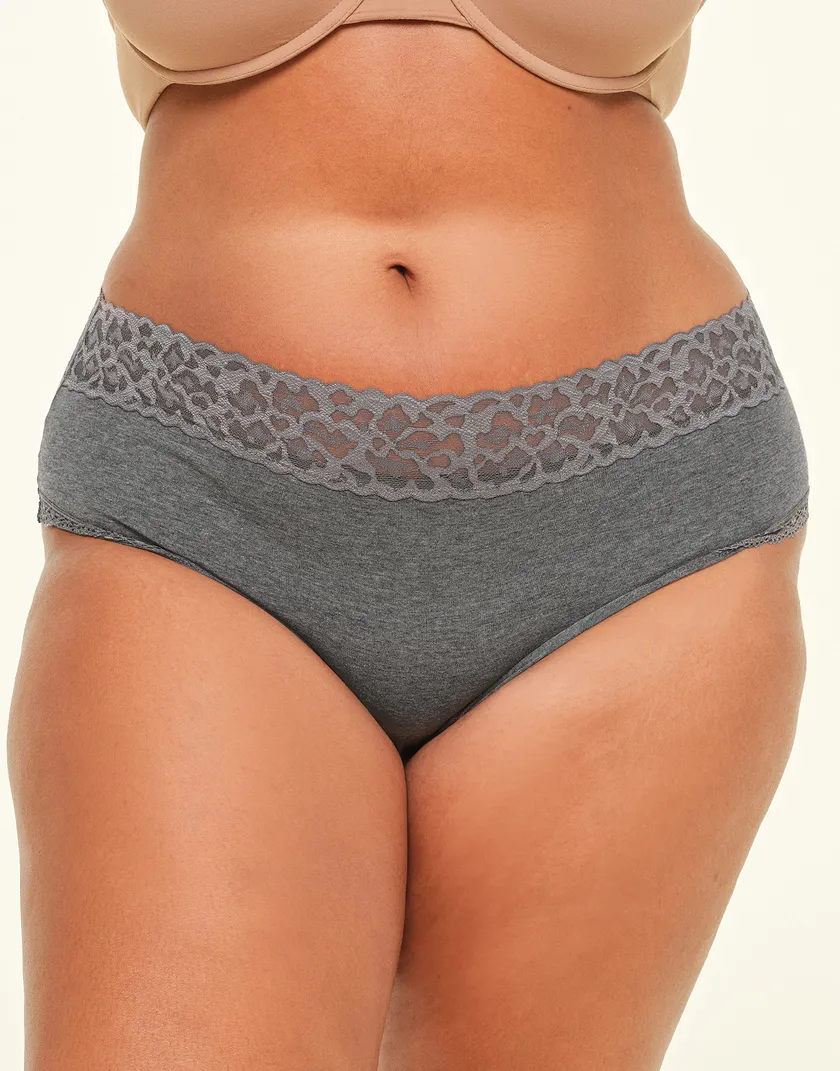 Coleen B1 Hipster Gray Plus panty bundle Model 5