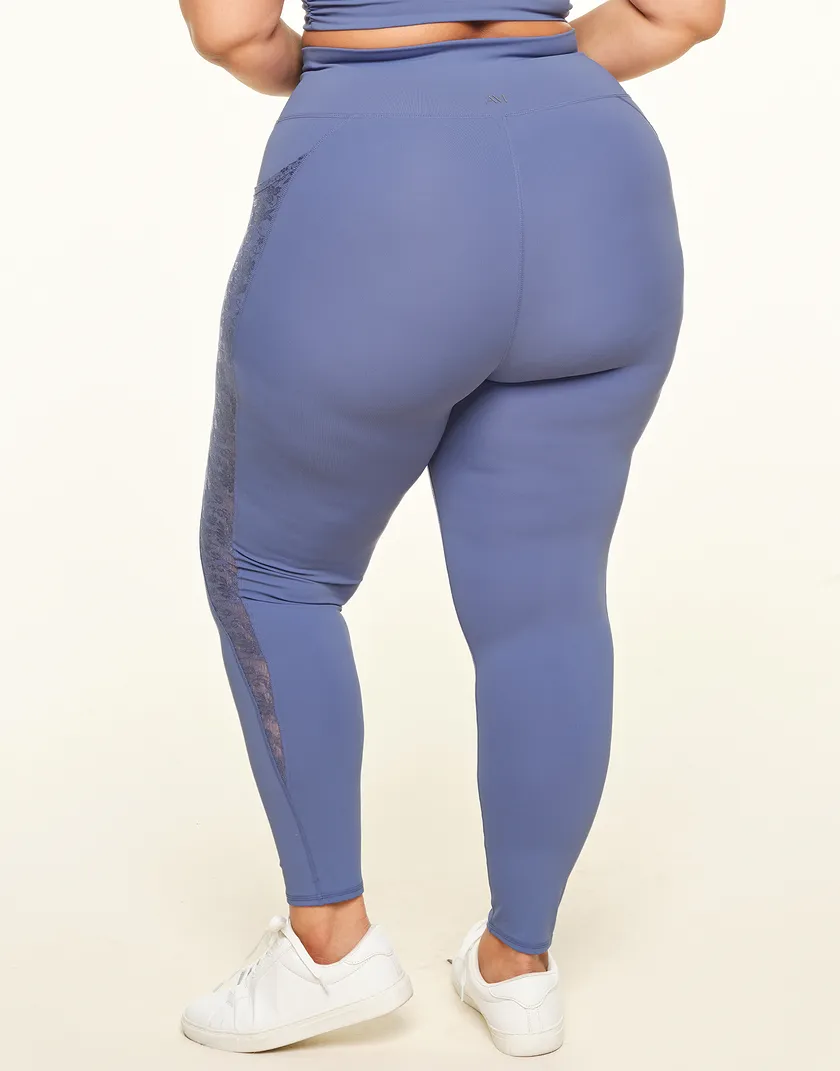 Deanna Dark Blue Plus activewear bundle Model 6
