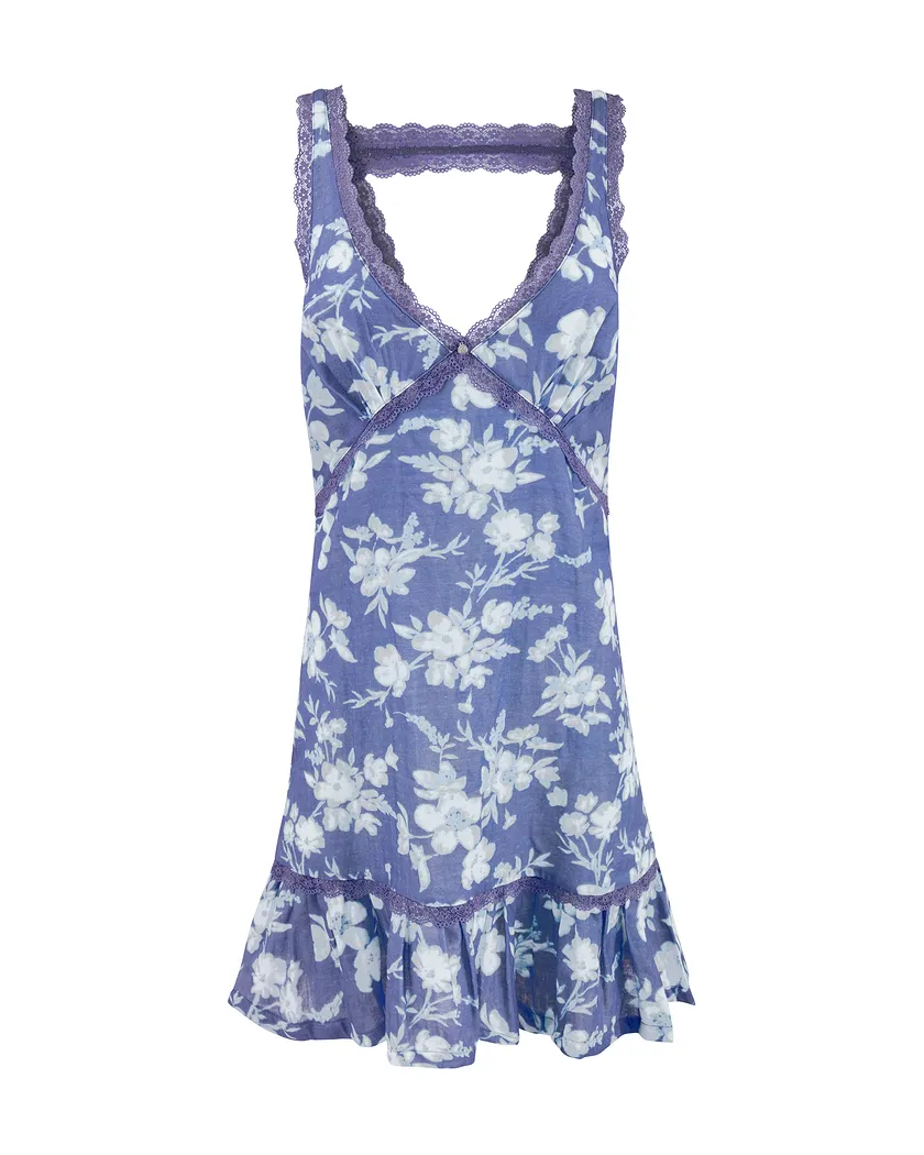 Dienna Floral Blue sleepwear bundle Still 3