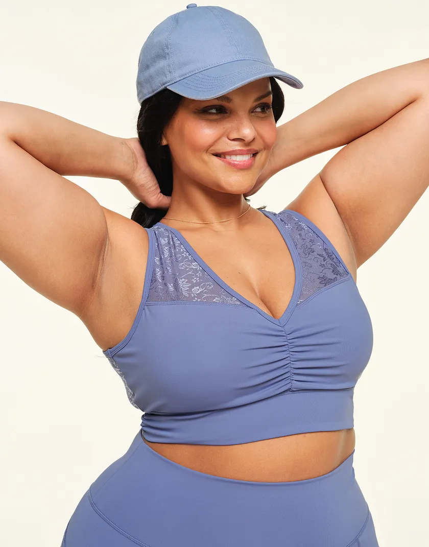 Evelin Dark Blue Plus Contour activewear bundle Model 2