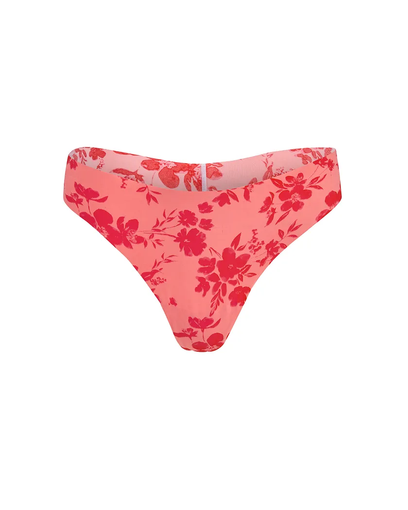 Francine B1 Thong Floral Red panty bundle Still 3