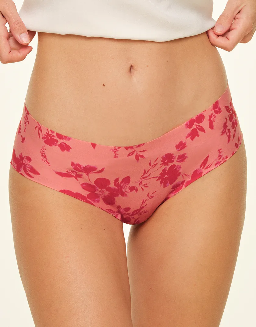 Mabel B1 Hipster Floral Red panty bundle Model 4