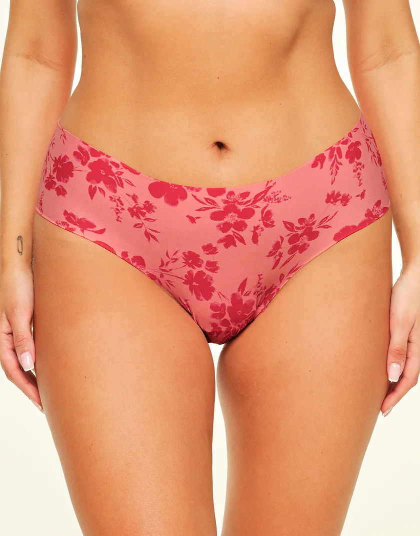 Mabel B1 Hipster Floral Red Plus panty bundle Model 5