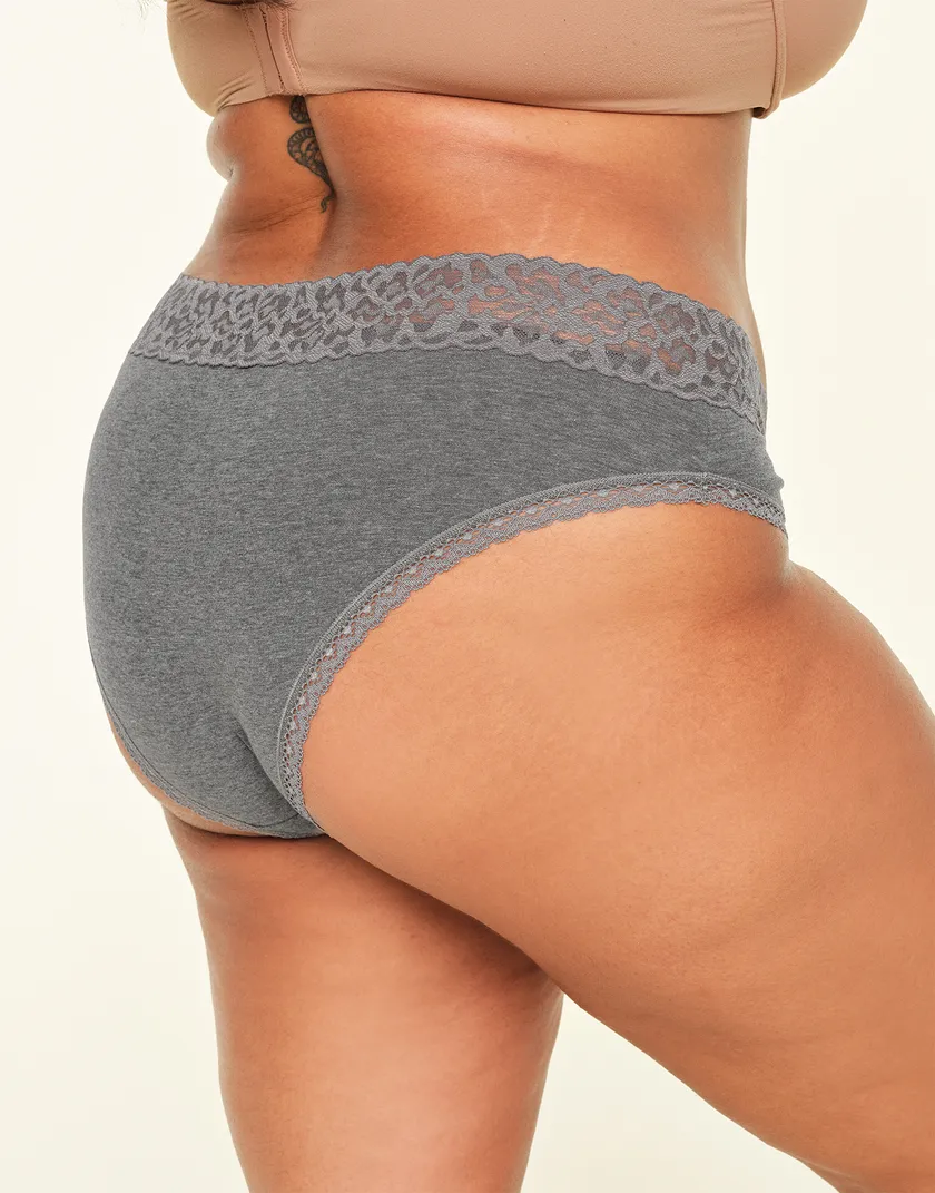 Mackena B1 Cheeky Gray Plus panty bundle Model 2