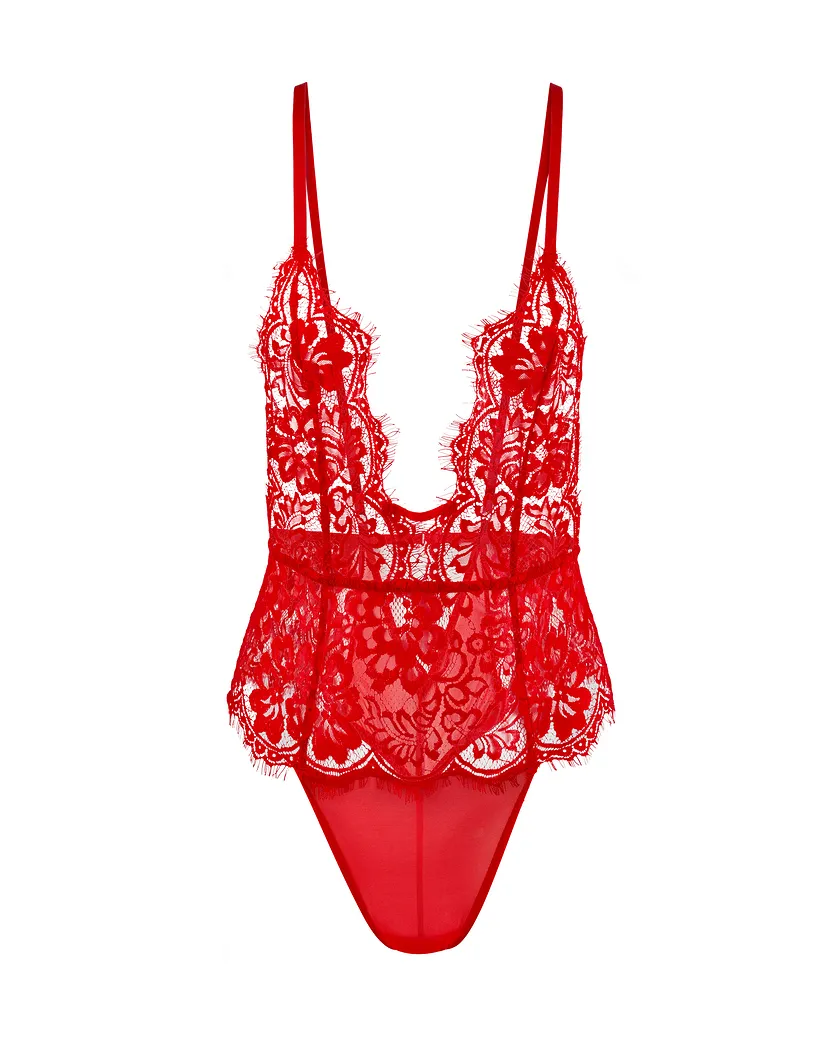 Anouchka Dark Red Unlined lingerie bundle Still 2