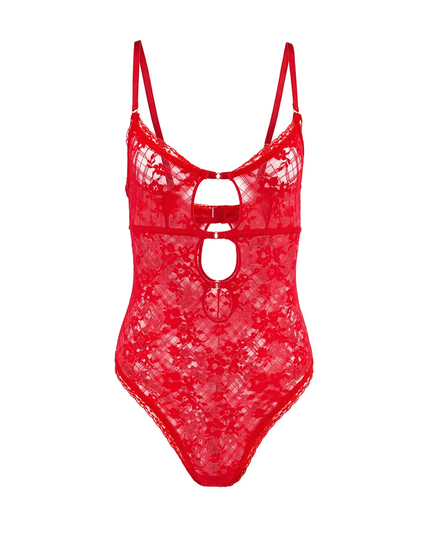 Piper Dark Red Unlined lingerie bundle Still 2