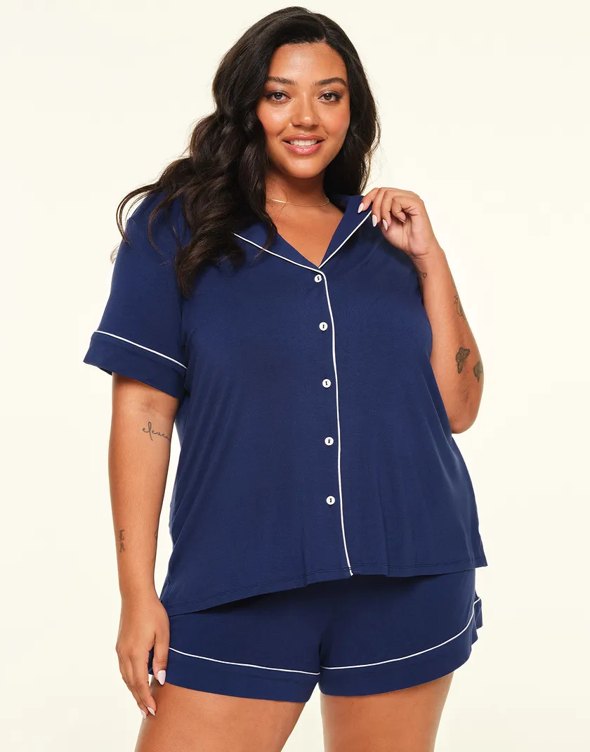 Jane B1 Dark Blue Plus sleepwear bundle Model 2