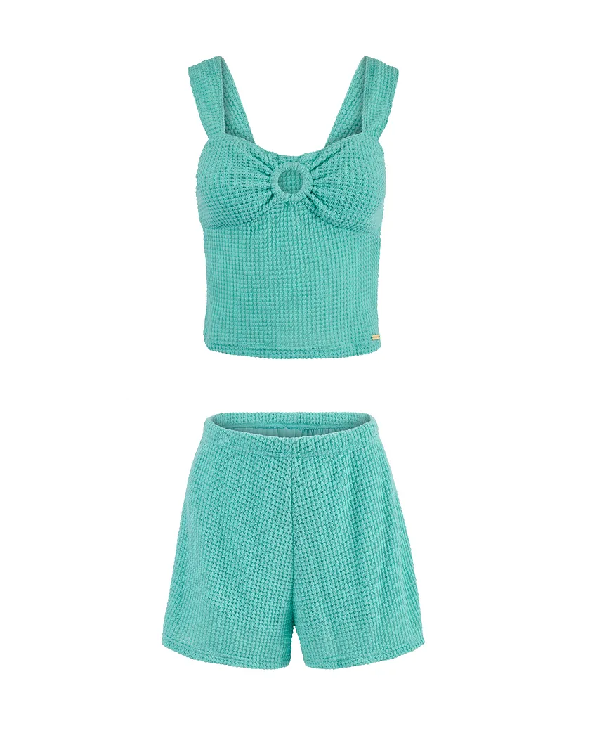 Sandra Medium Green lounge bundle Still 3