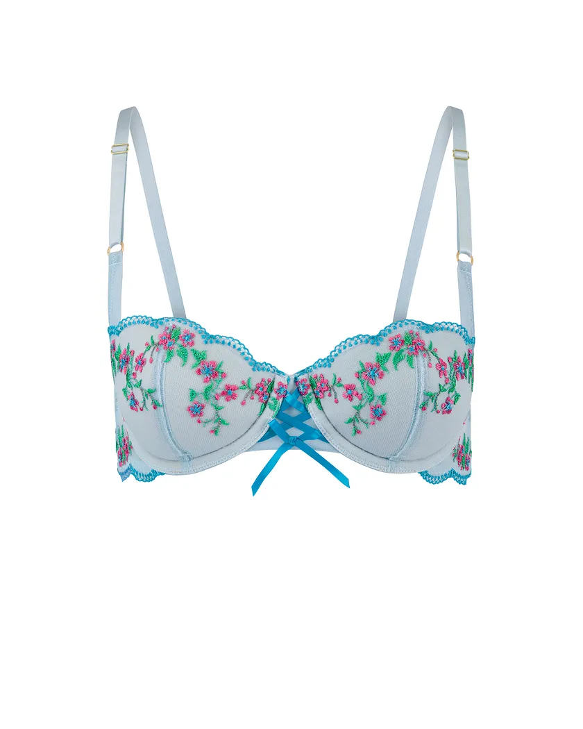 Sophy Floral Blue 2 Push Up bra bundle Still 2