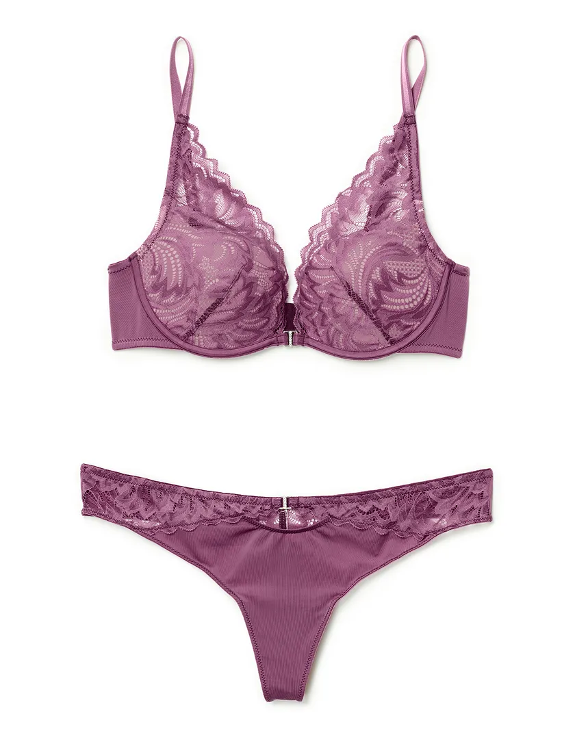 Lily Purple Push Up bra bundle Still 3