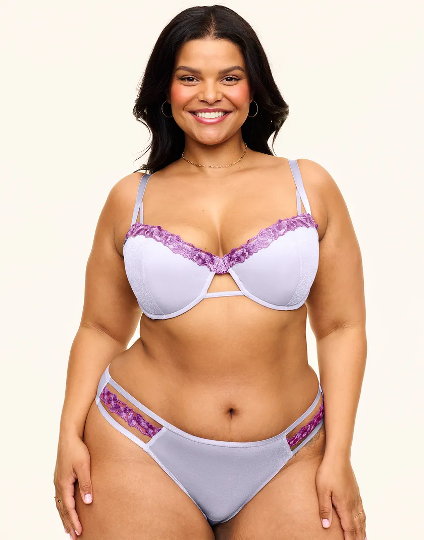 Eva Medium Purple 2 Plus Push Up bra bundle Model 2