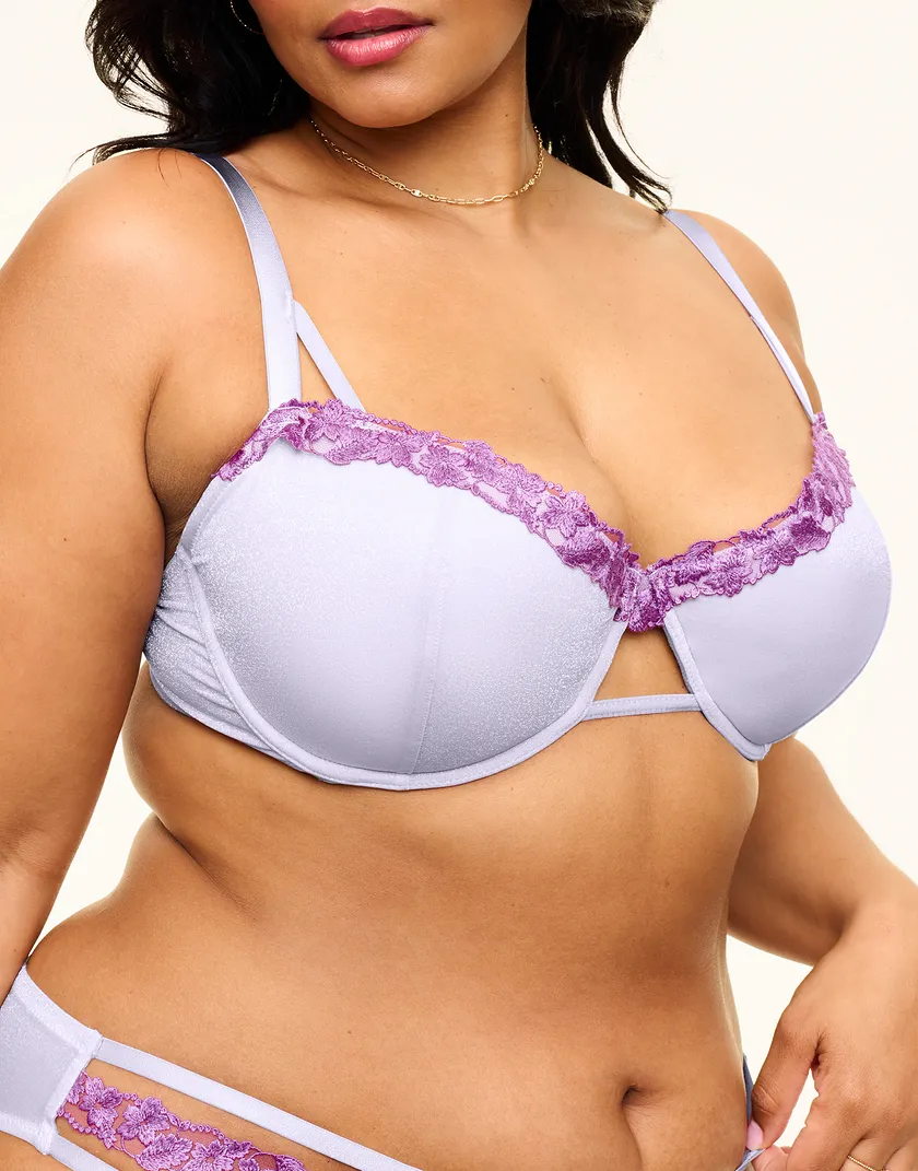 Eva Medium Purple 2 Plus Push Up bra bundle Model 5