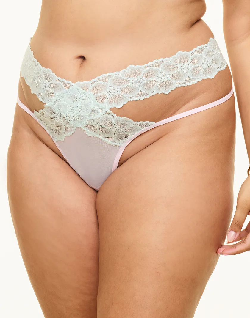 alma Thong Light Purple Plus panty bundle Model 5