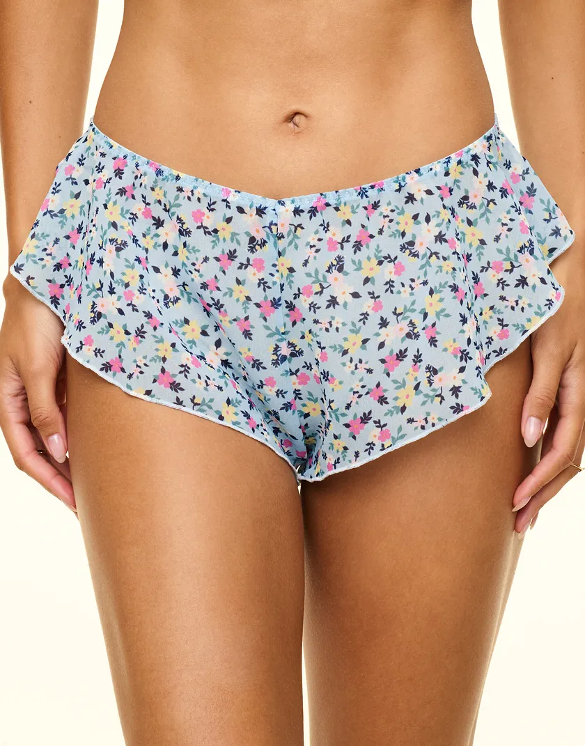 Graciela Cheeky Ditsy Blue panty bundle Model 4
