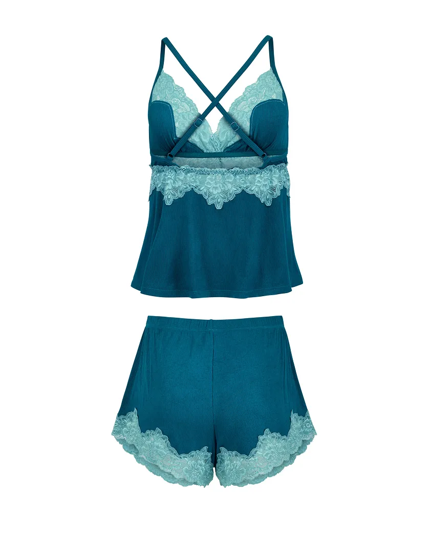Lora Dark Blue sleepwear bundle Still 8
