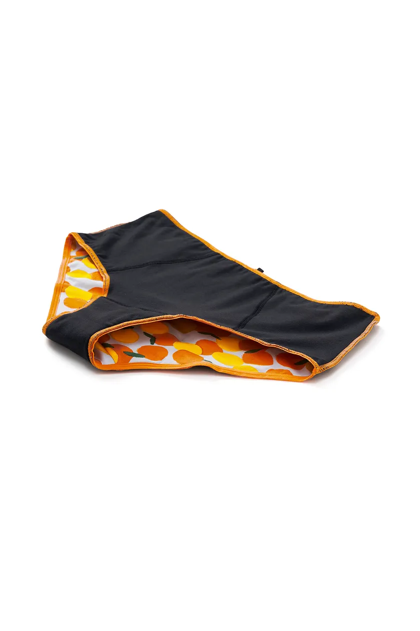 Blake Midi Brief Convo Orange panty bundle Still 3