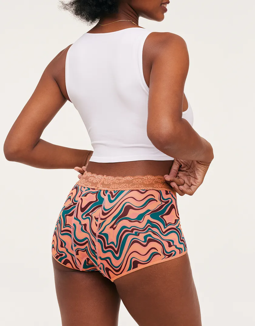 Emily Shortie Convo Pink Plus panty bundle Model 2