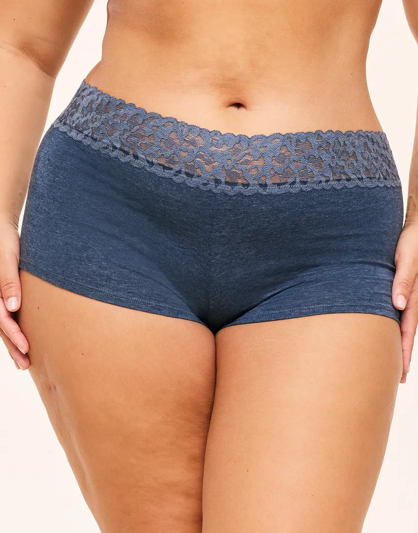 Leandra B1 Bikini Dark Blue Plus panty bundle Model 5
